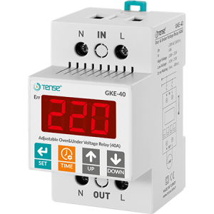 GKE-40 Digital Relay bảo vệ điện áp 1 pha tích hợp mạch động lực 40A