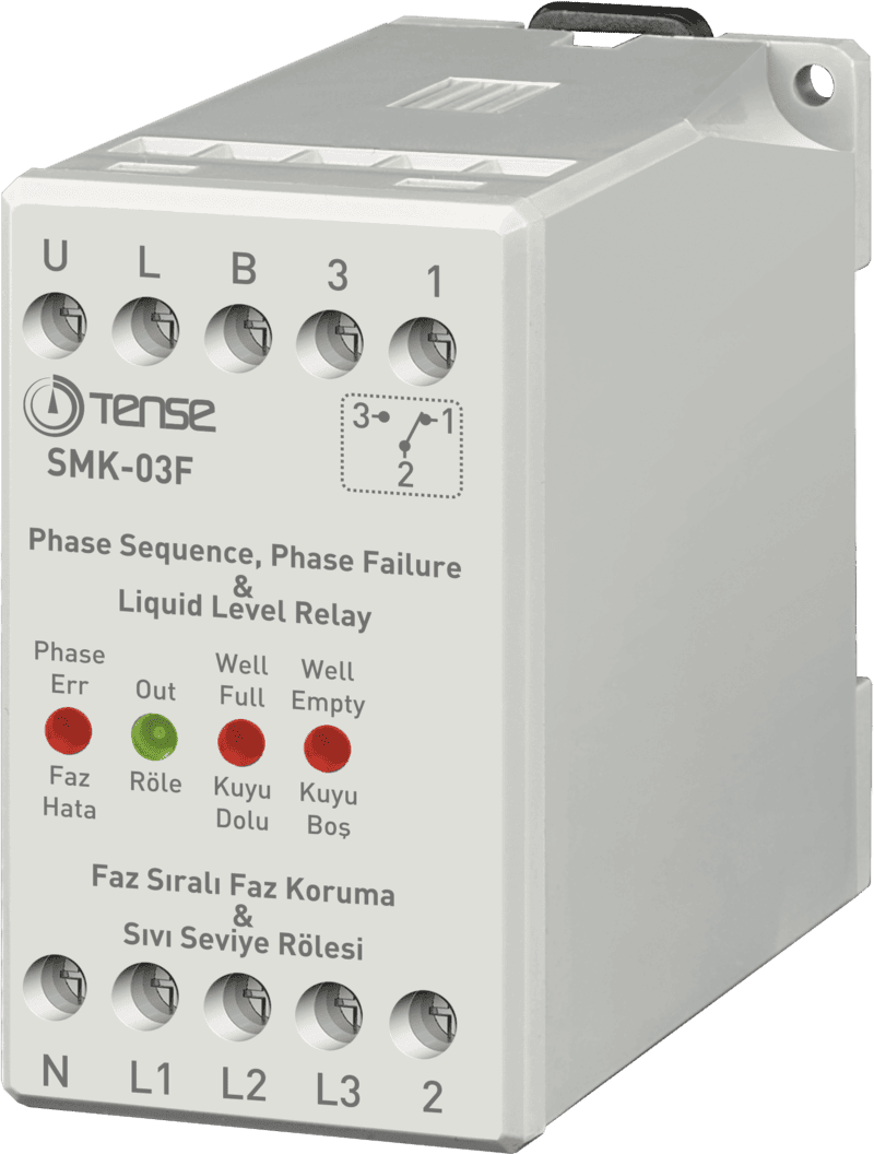 Relay mức kết hợp bảo vệ pha  (kết hợp với điện cực đo), mã SMK-03F