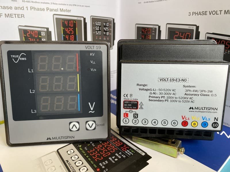 VOLT-19 Đồng hồ đo điện áp 3 pha
