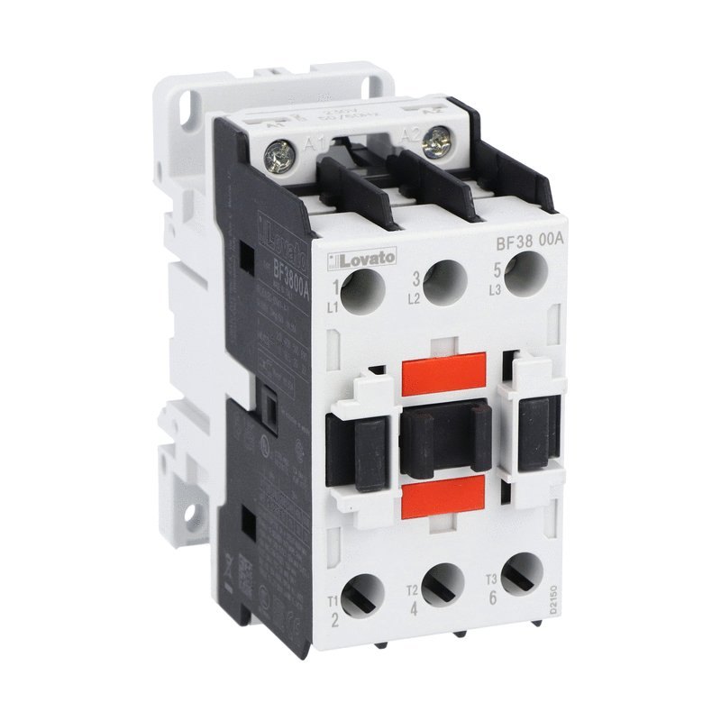Khởi động từ 3P 38A(18.5kW), AC coil 230V, mã BF3800A230, LOVATO