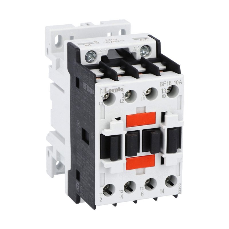 Khởi động từ 3P 18A(7.5kW), AC coil 230V, 1 NO, mã BF1810A230, LOVATO