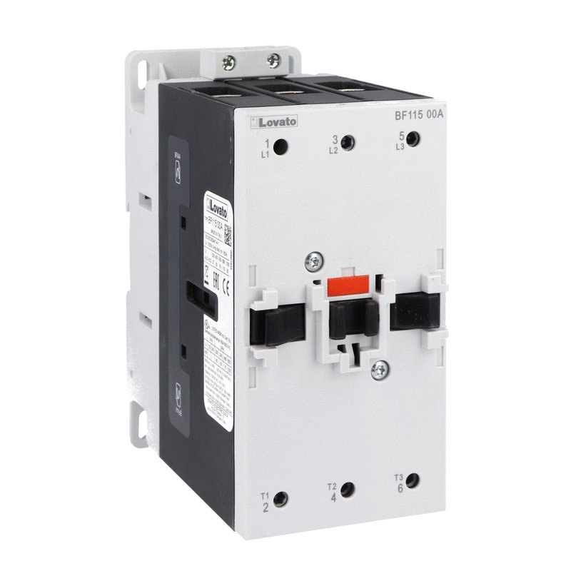 Khởi động từ 3P 115A(55kW), AC coil 230V, mã BF11500A230, LOVATO