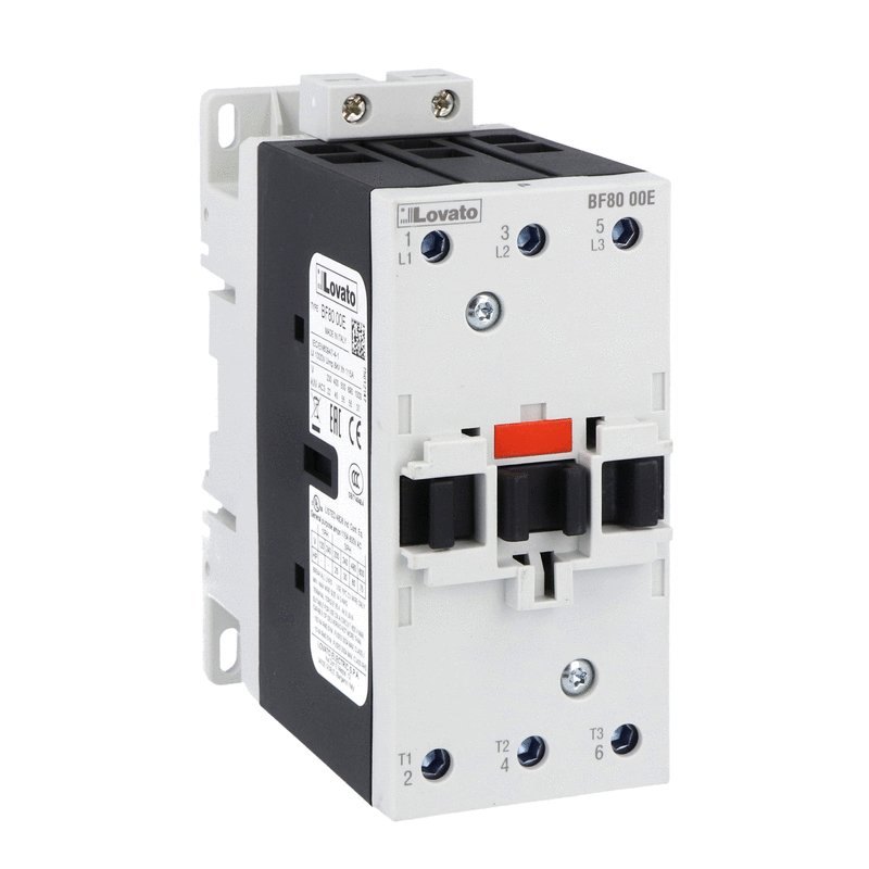 Khởi động từ 3P 80A(40kW), AC coil 230V, mã BF8000A230, LOVATO