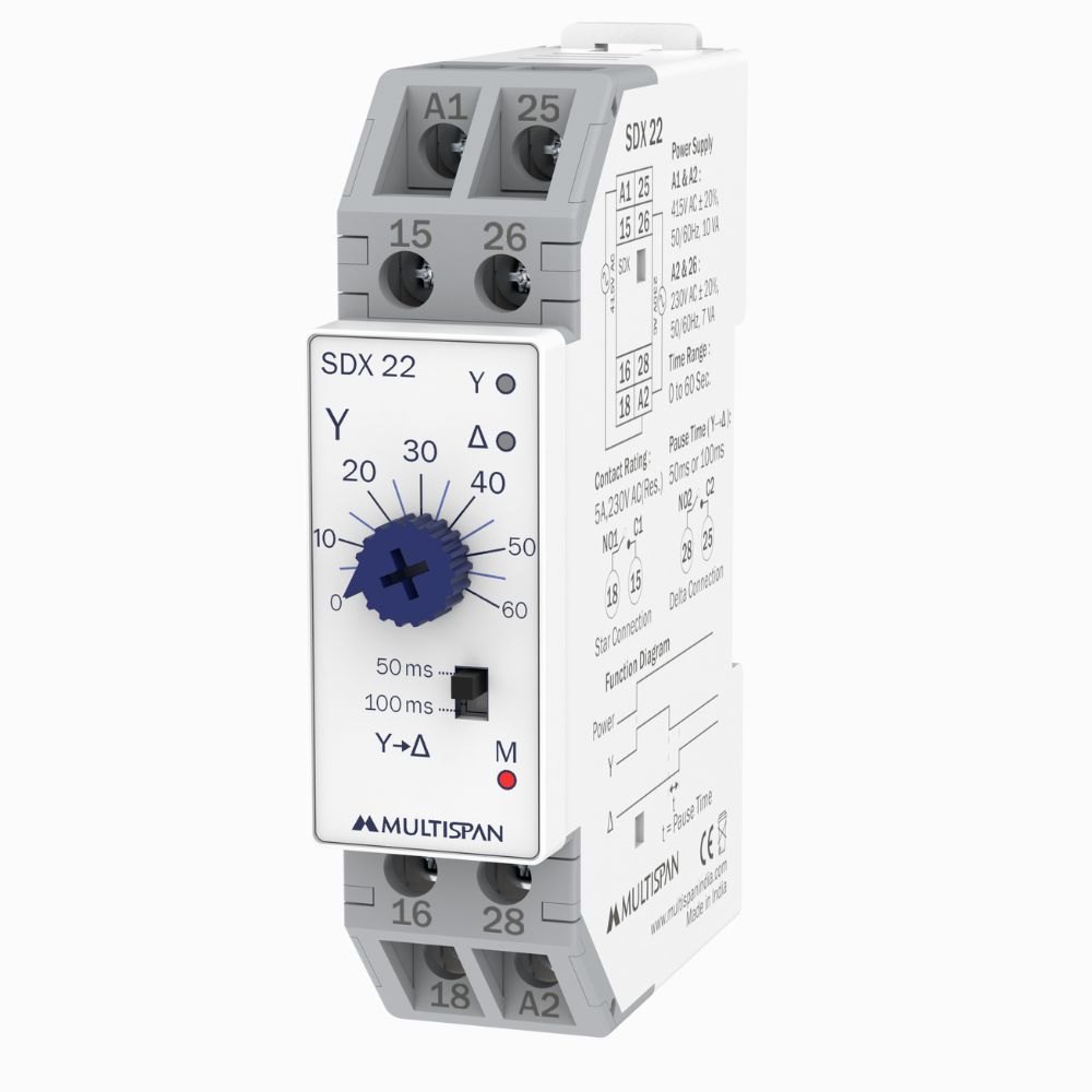 Relay khởi động sao tam giác SDX-2 MULTISPAN