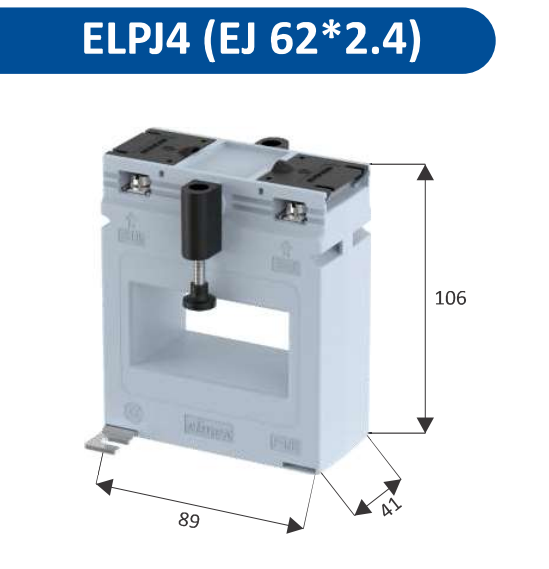 Biến dòng 1000/5 Elmex ELPJ4 (EJ 62*2.4), CL 0.5 / 1.0, D62 mm