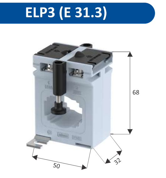 Biến dòng 500/5A Elmex ELP3 (E 31.3) CL 0.5 / 1.0, D31 mm