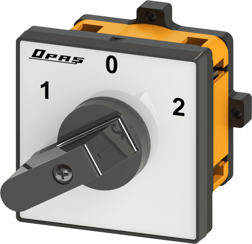 Công tắc chuyển mạch (1-0-2) 1 cực 16A mã YPT105M16 Opas