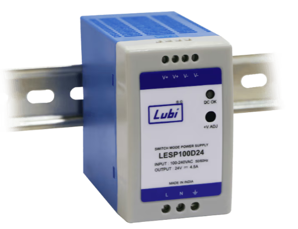 Bộ nguồn dạng cài Plastic LUBI LESP100D12, đầu ra 12V DC, 100W, 8.5A