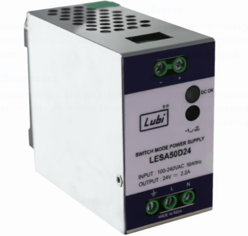 Bộ nguồn dạng cài khung kim loại LUBI LESA50D12, đầu ra 12V DC, 50W, 4.2A