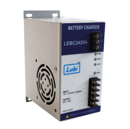 Bộ nguồn sạc ắc quy LUBI LEBC2420A, đầu ra 24V DC, 20A