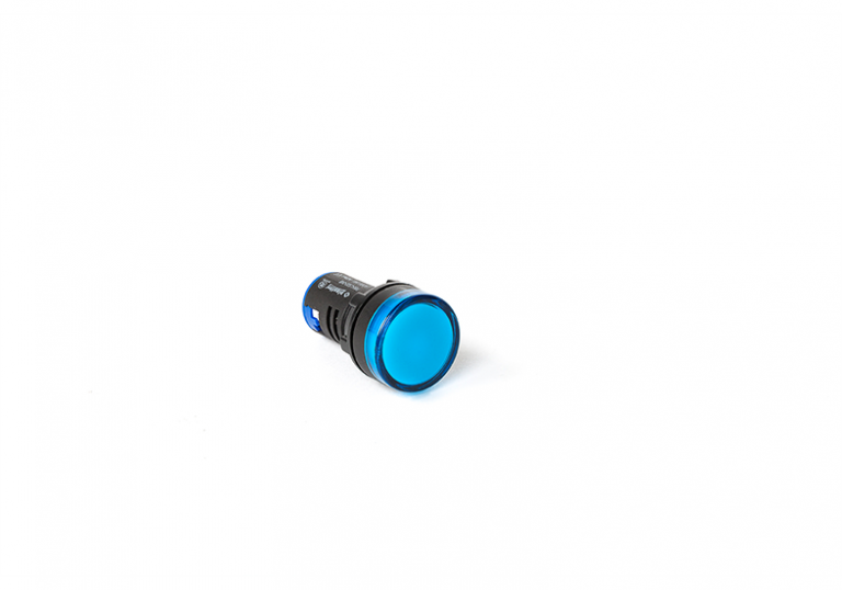 Đèn báo pha 22mm Plastim, tùy chọn Đỏ - Vàng - Xanh Lá - Xanh Dương -Trắng - 24V - 220V
