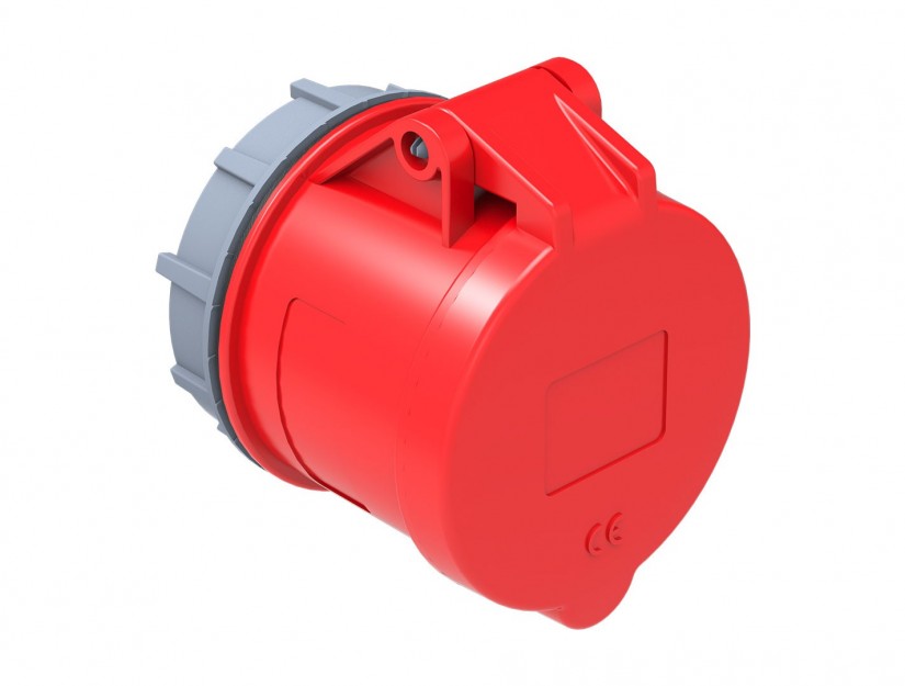 Ổ cắm âm lắp ren IP44 BEMIS, 4x32A (3P+E), 380V 50/60 Hz, 6h