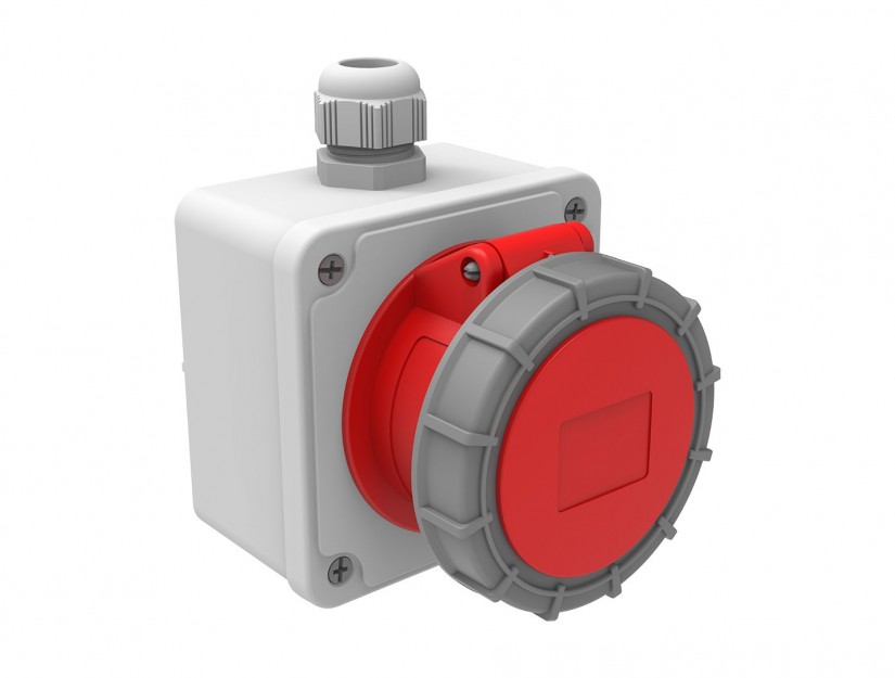 Ổ cắm nổi IP67 BEMIS, 5x16A (3P+N+E), 380V 50/60 Hz, 6h