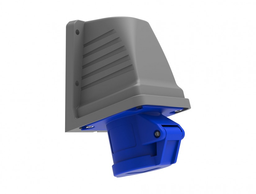 Ổ cắm nổi bẻ góc 90° IP44 BEMIS, 3x16A (2P+E), 220V 50/60 Hz, 6h