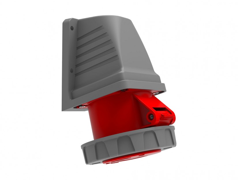 Ổ cắm nổi bẻ góc 90° IP67 BEMIS, 4x32A (3P+E), 380V 50/60 Hz, 6h
