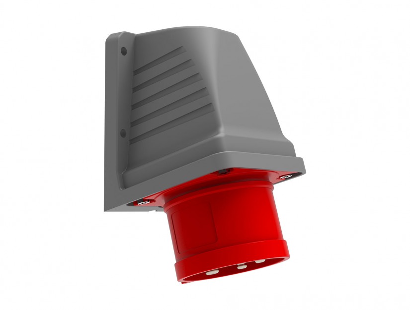 Phích cắm nổi bẻ góc 90° IP44 BEMIS, 4x32A (4P+E), 380V 50/60 Hz, 6h