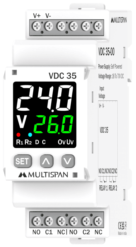 Rơ le bảo vệ điện áp DC mã VDC-35 Multispan