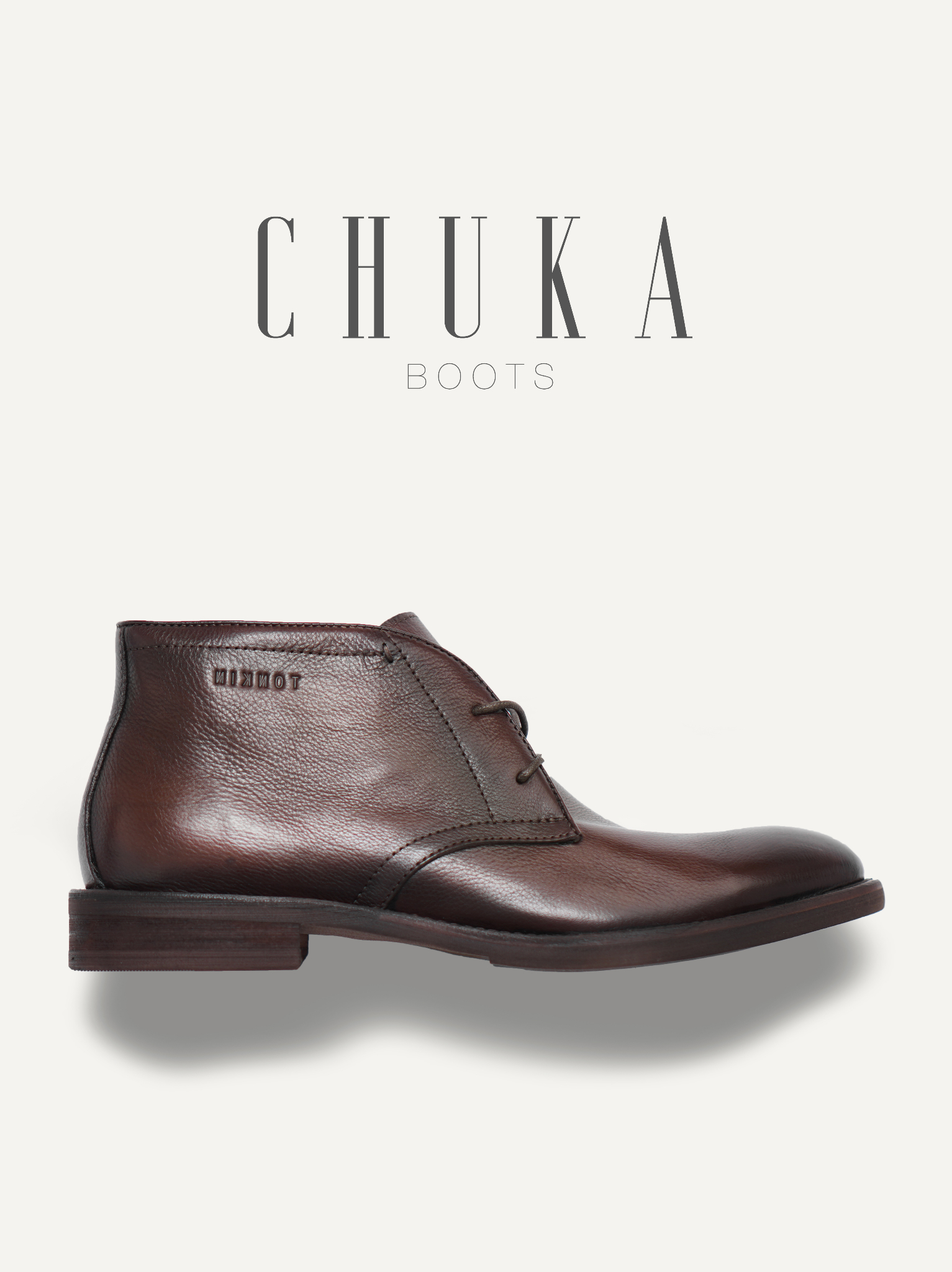 Giày Boot Chukka CaftSkin Brown