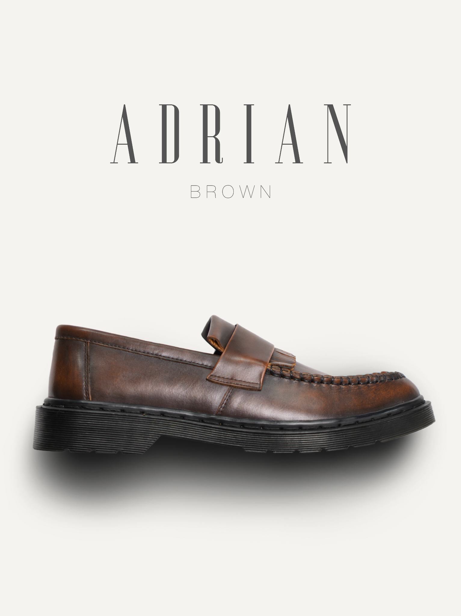 Giày nam Adrian Loafer Brown