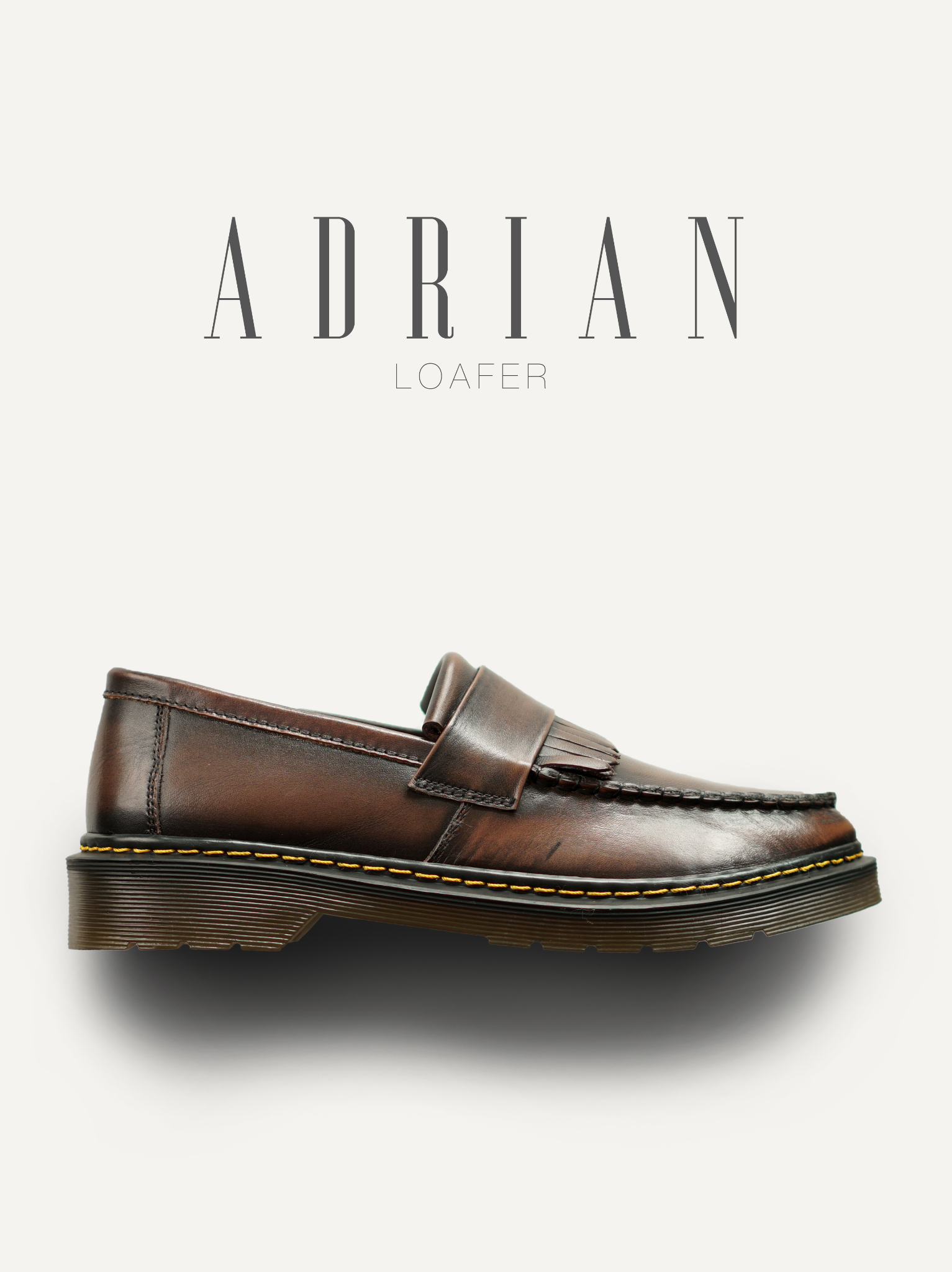 Giày nam Adrian Loafer Brown