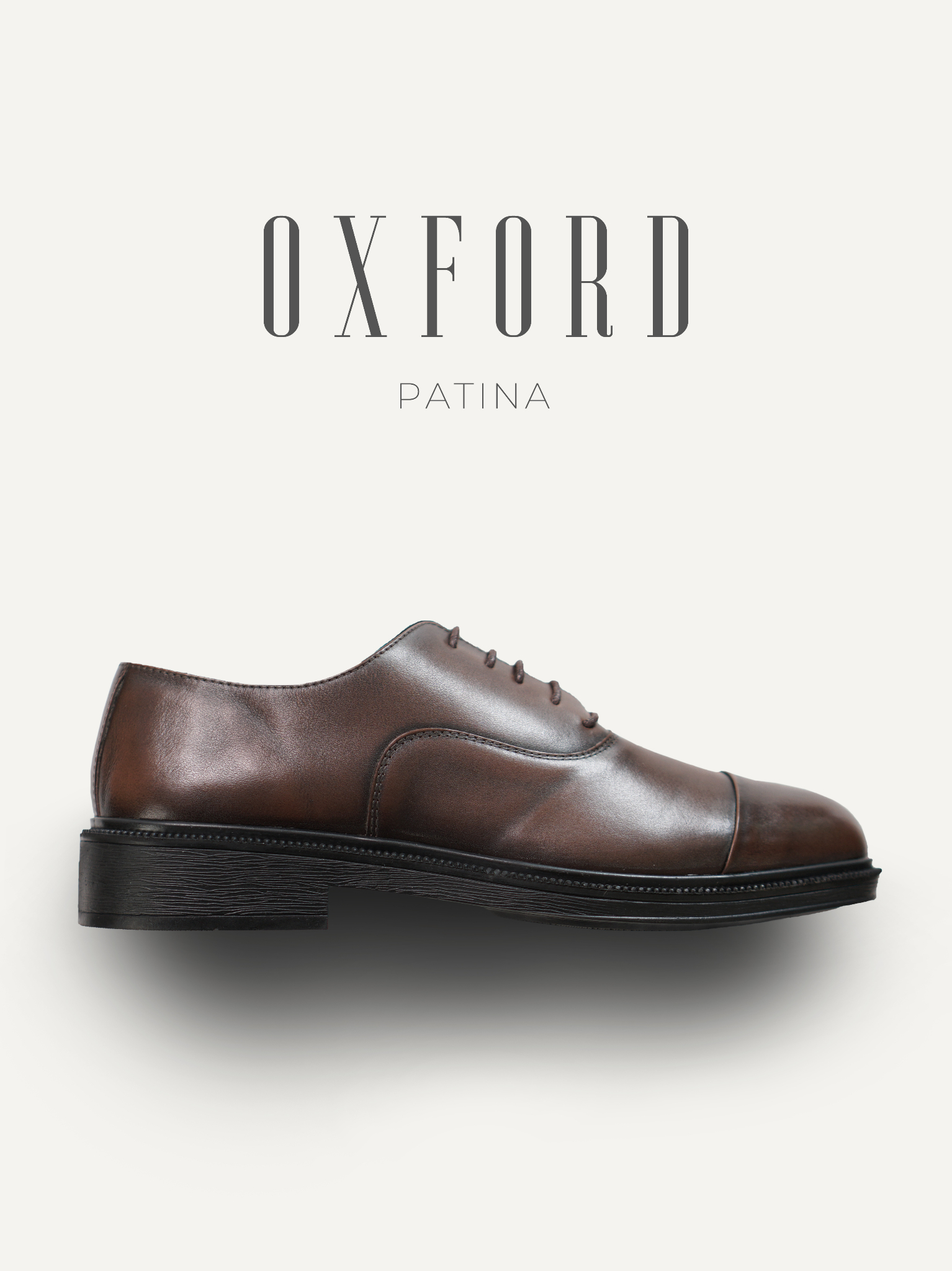 Giày nam Oxford Patina