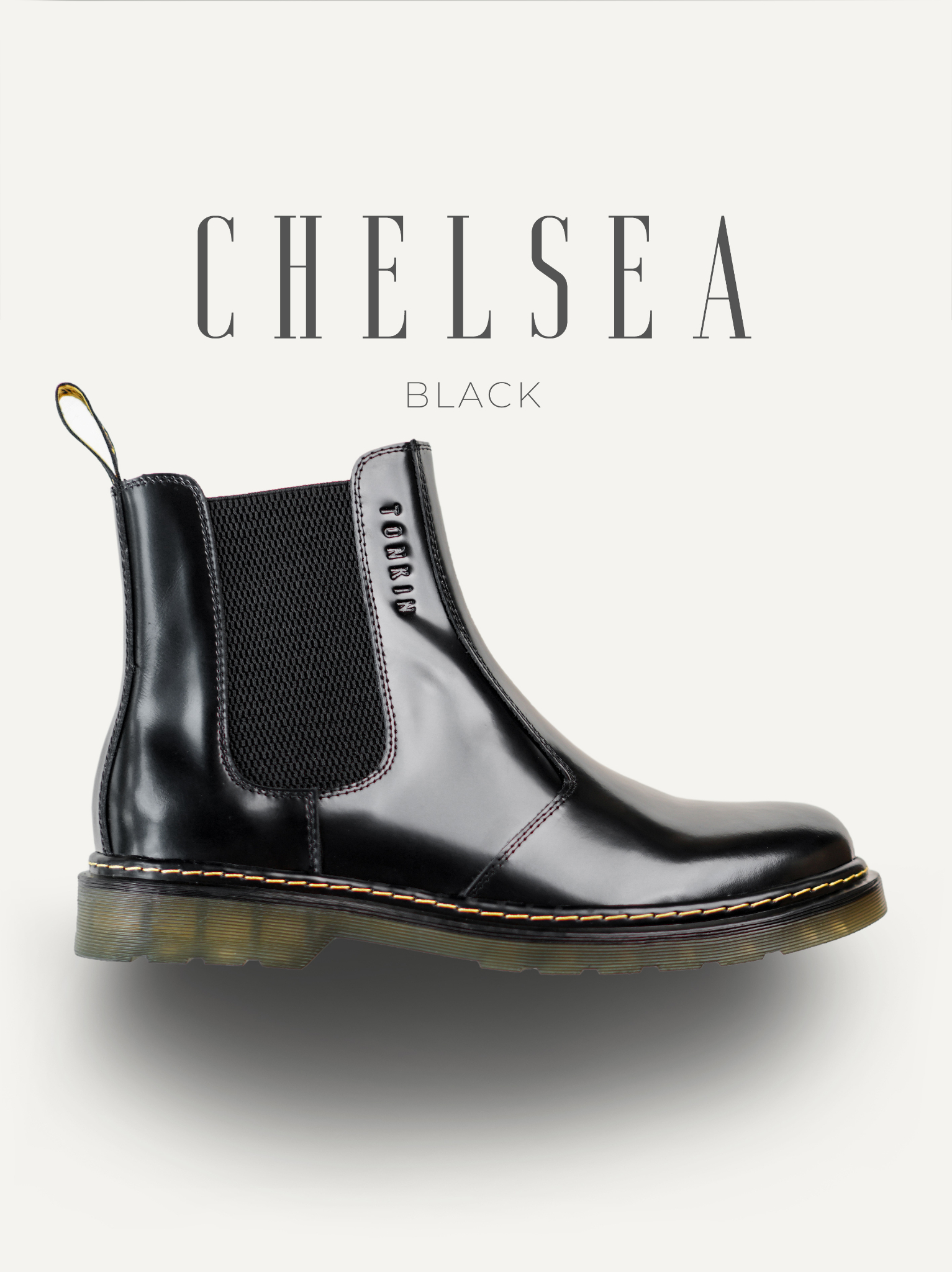 Giày nam Dr Chelsea Black