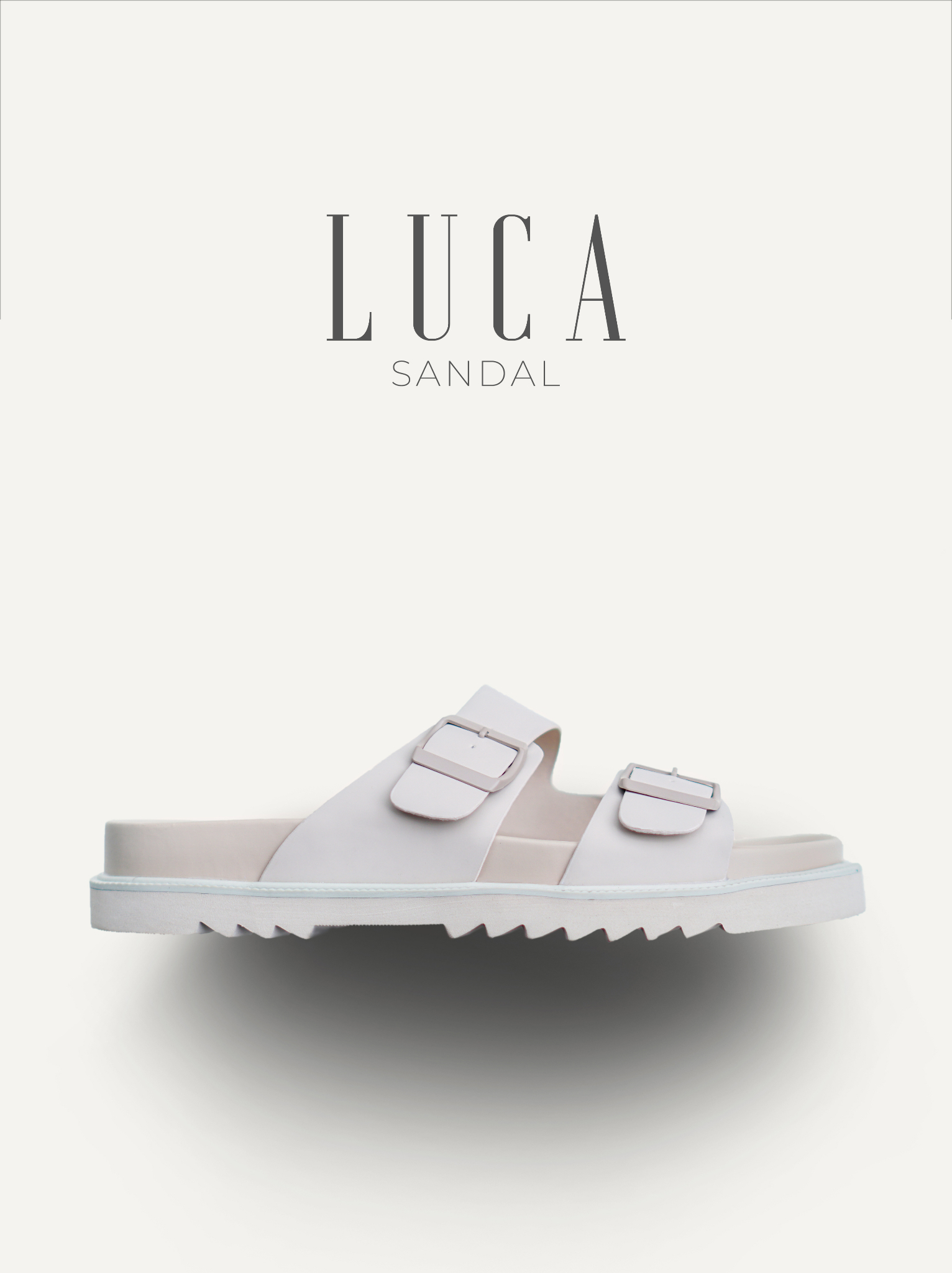 Dép nam Luca Beige