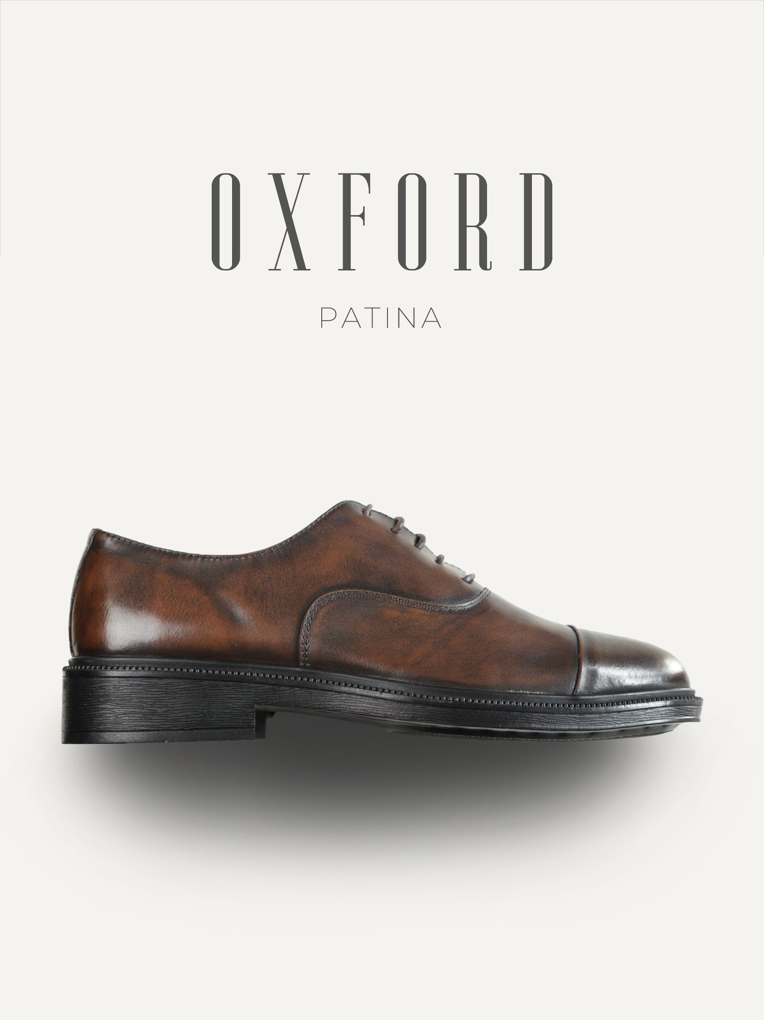 Giày nam Oxford Patina