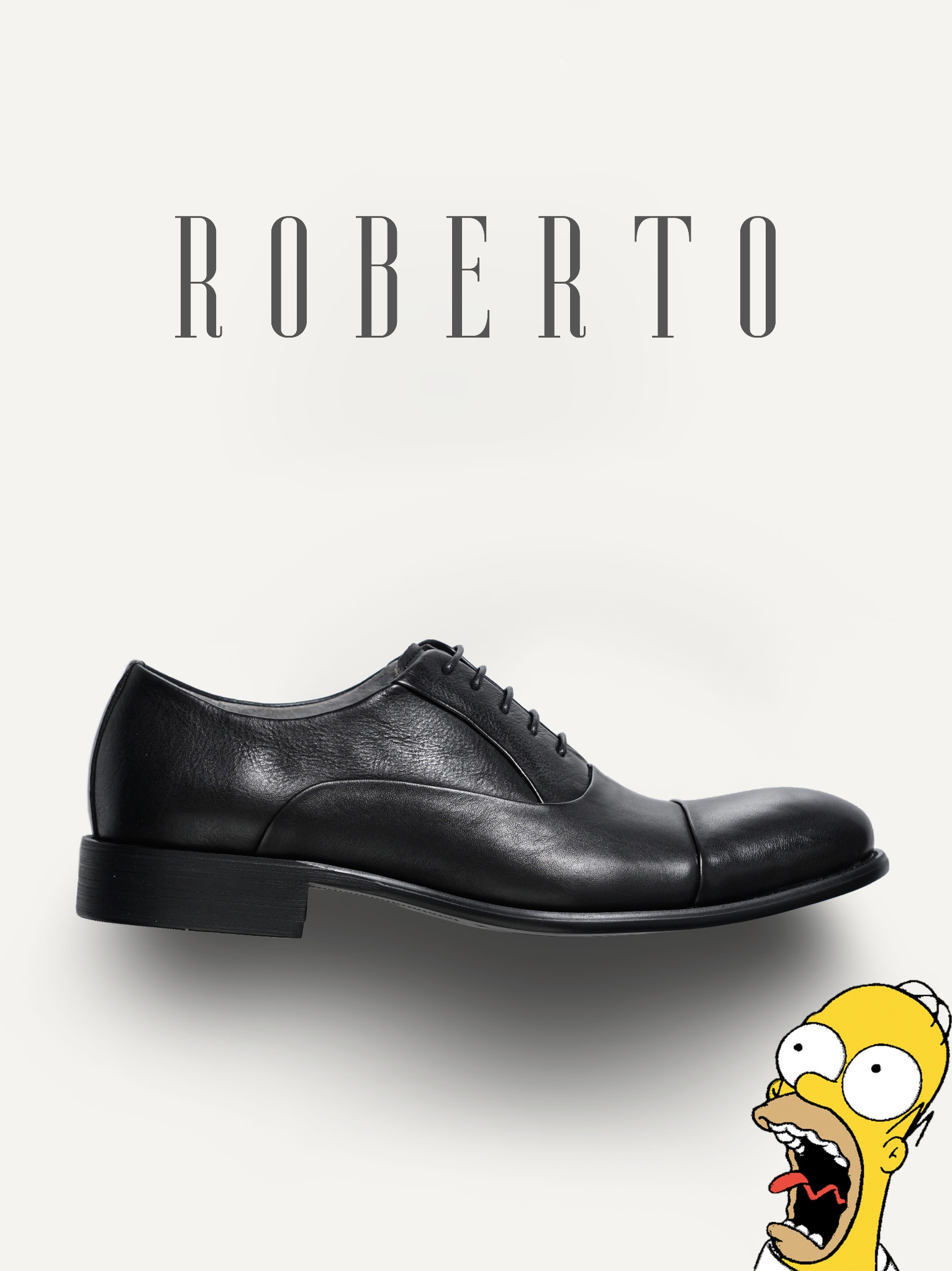 Giày Tây Nam Oxford Roberto Black