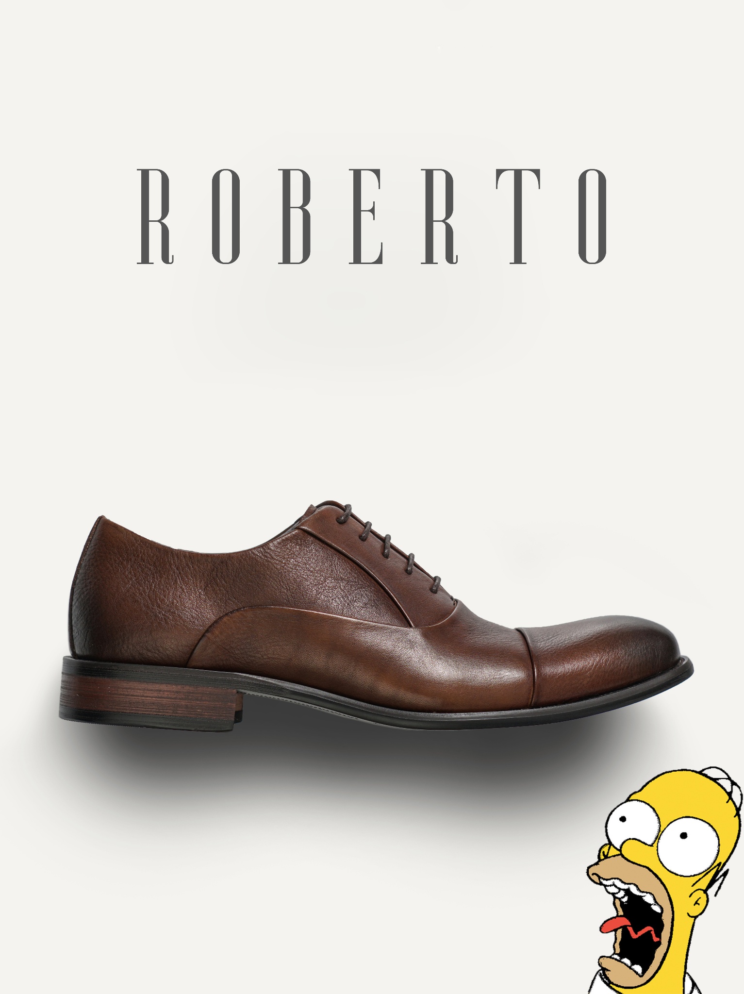 Giày Tây Nam Oxford Roberto Brown