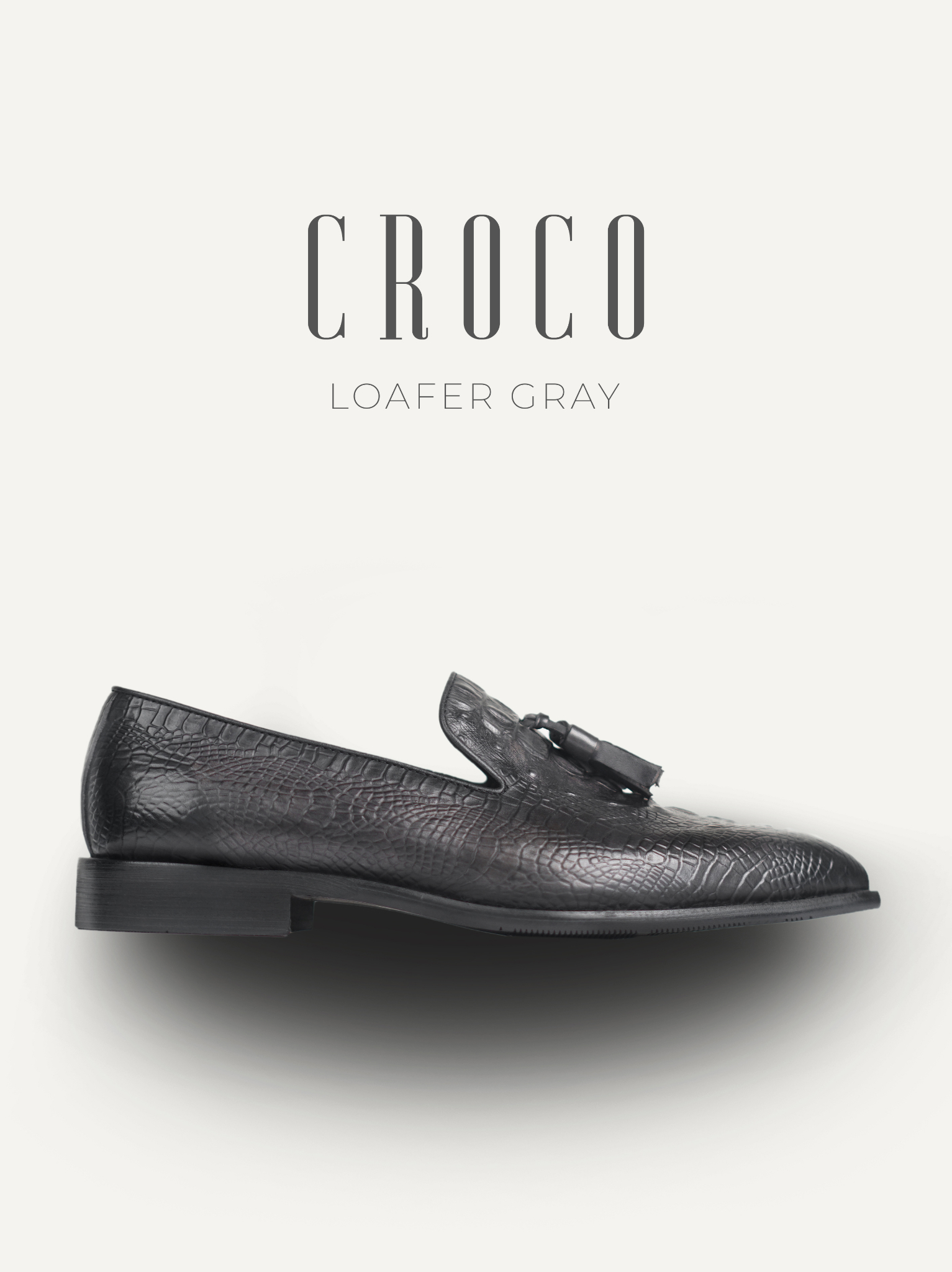 Giày nam Croco Loafer