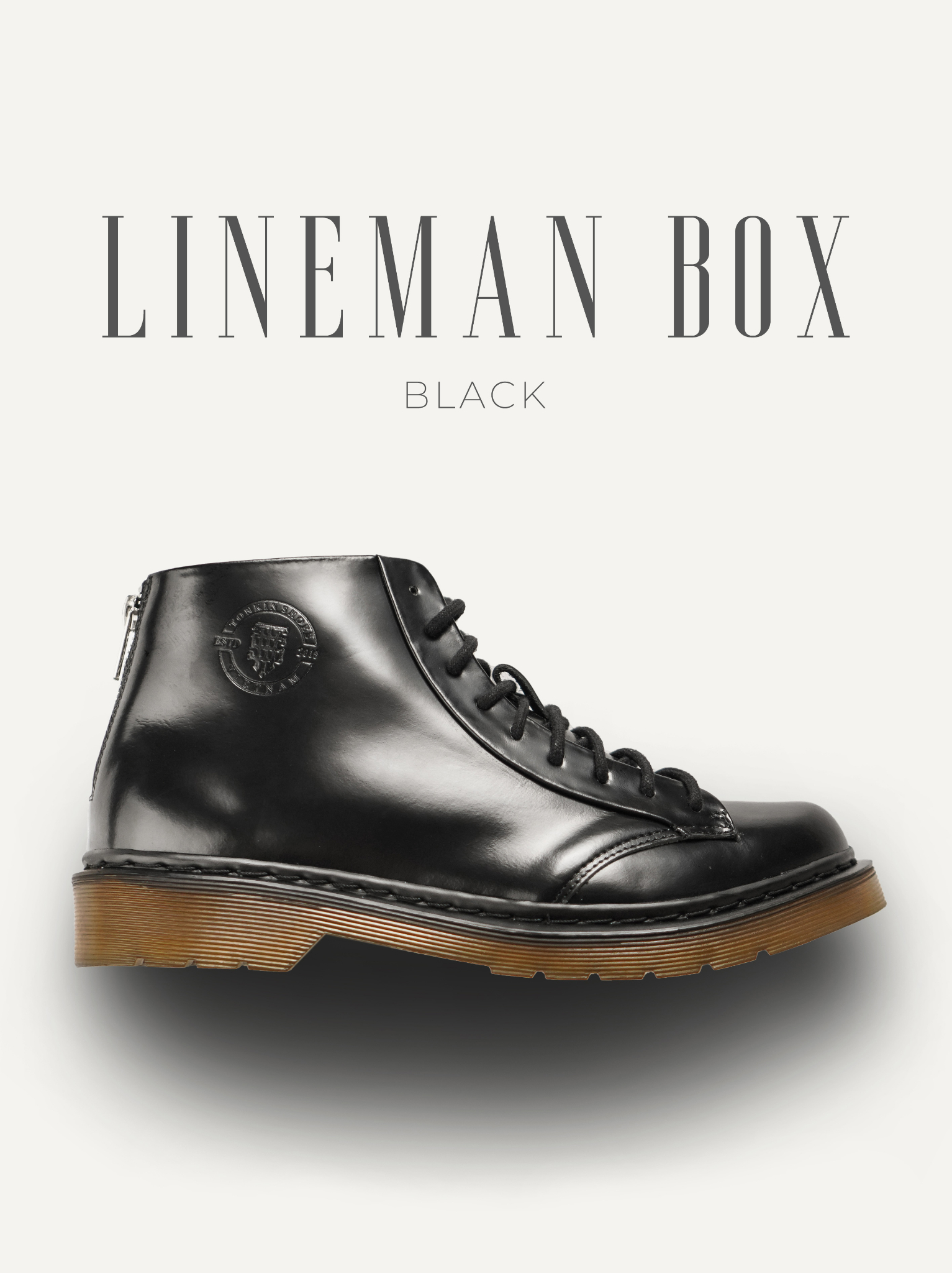 Giày boot nam Lineman Box