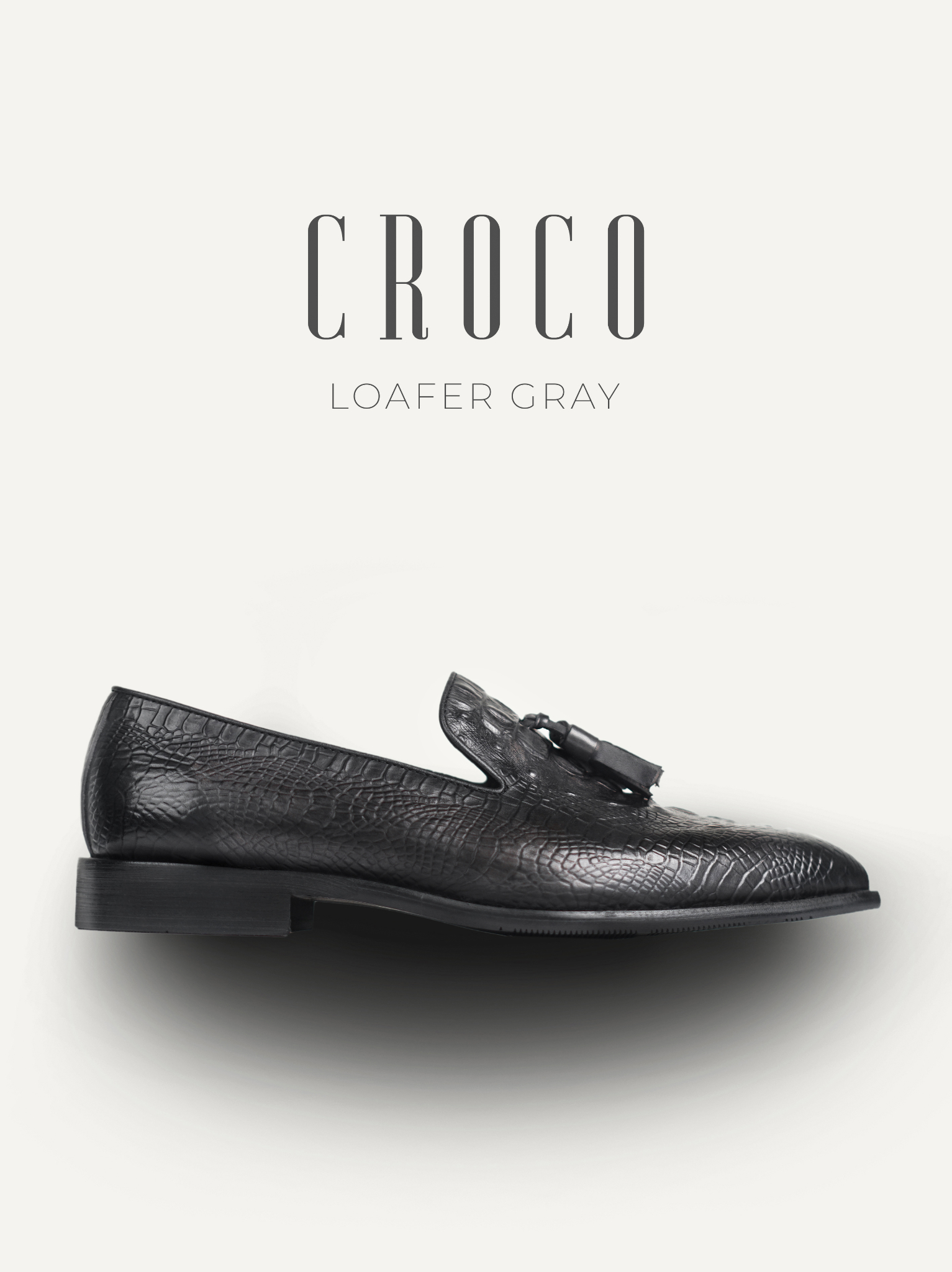 Giày nam Croco Loafer