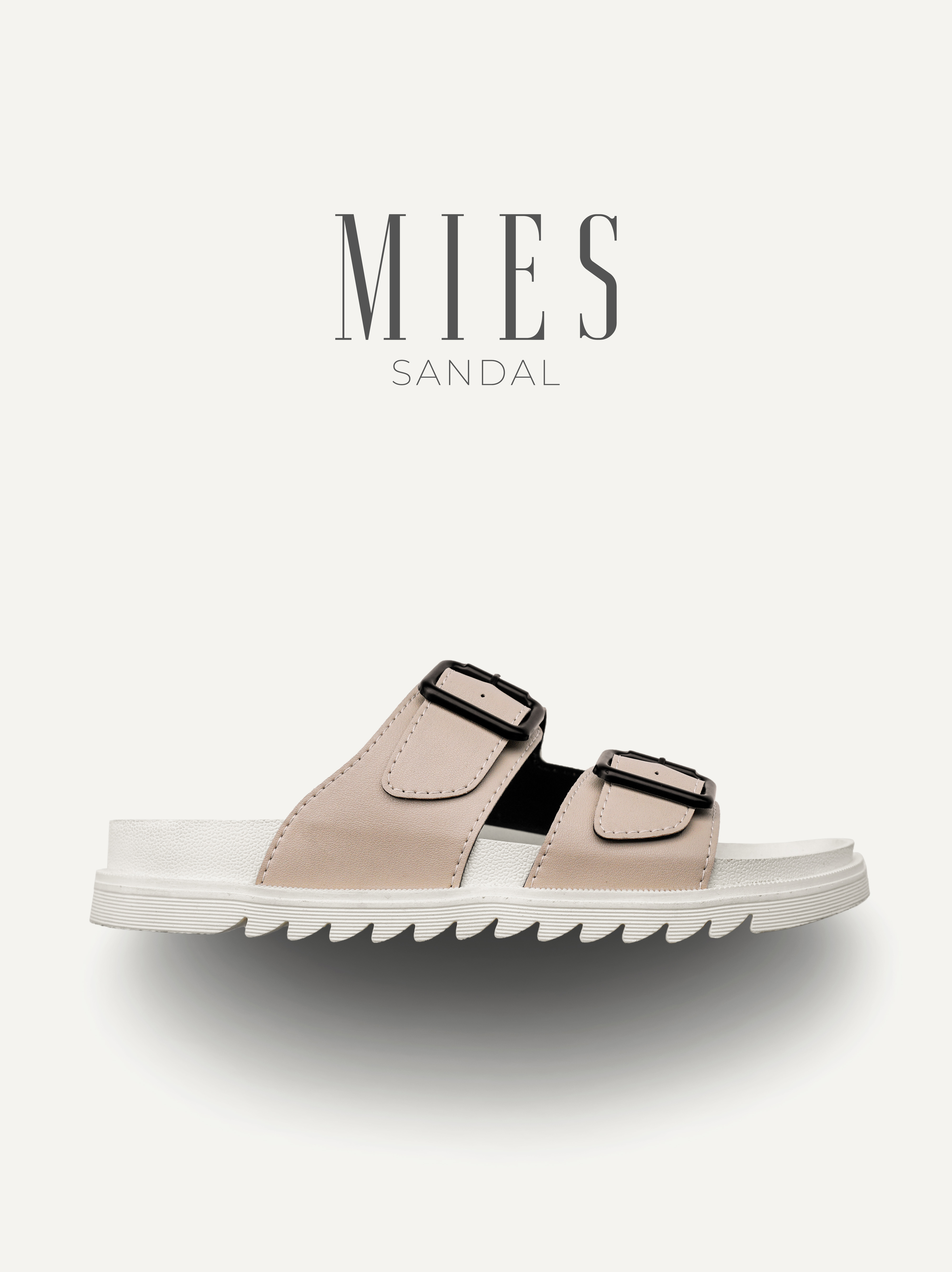 Dép nam Mies Beige