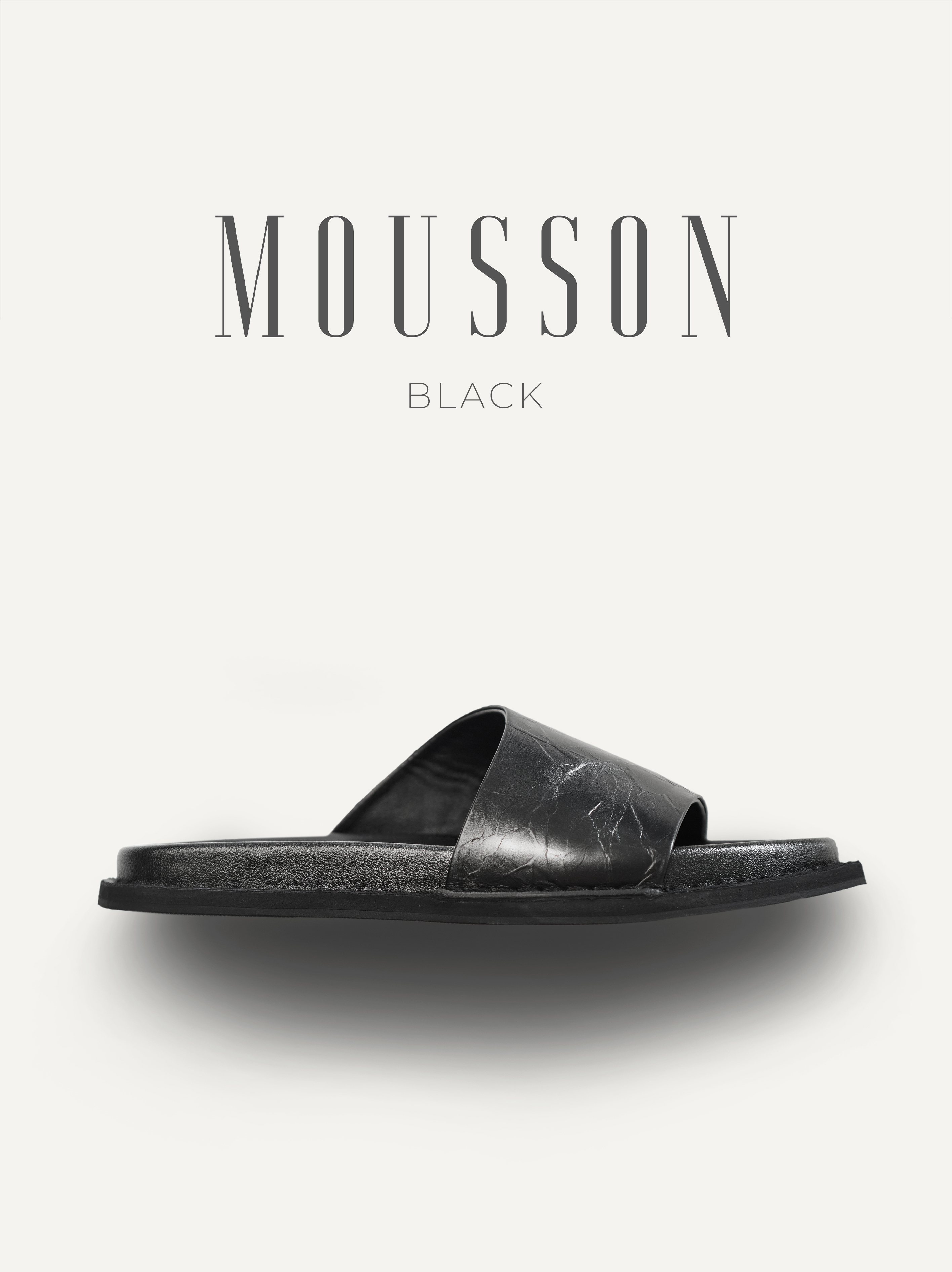 Dép nam Mousson Black