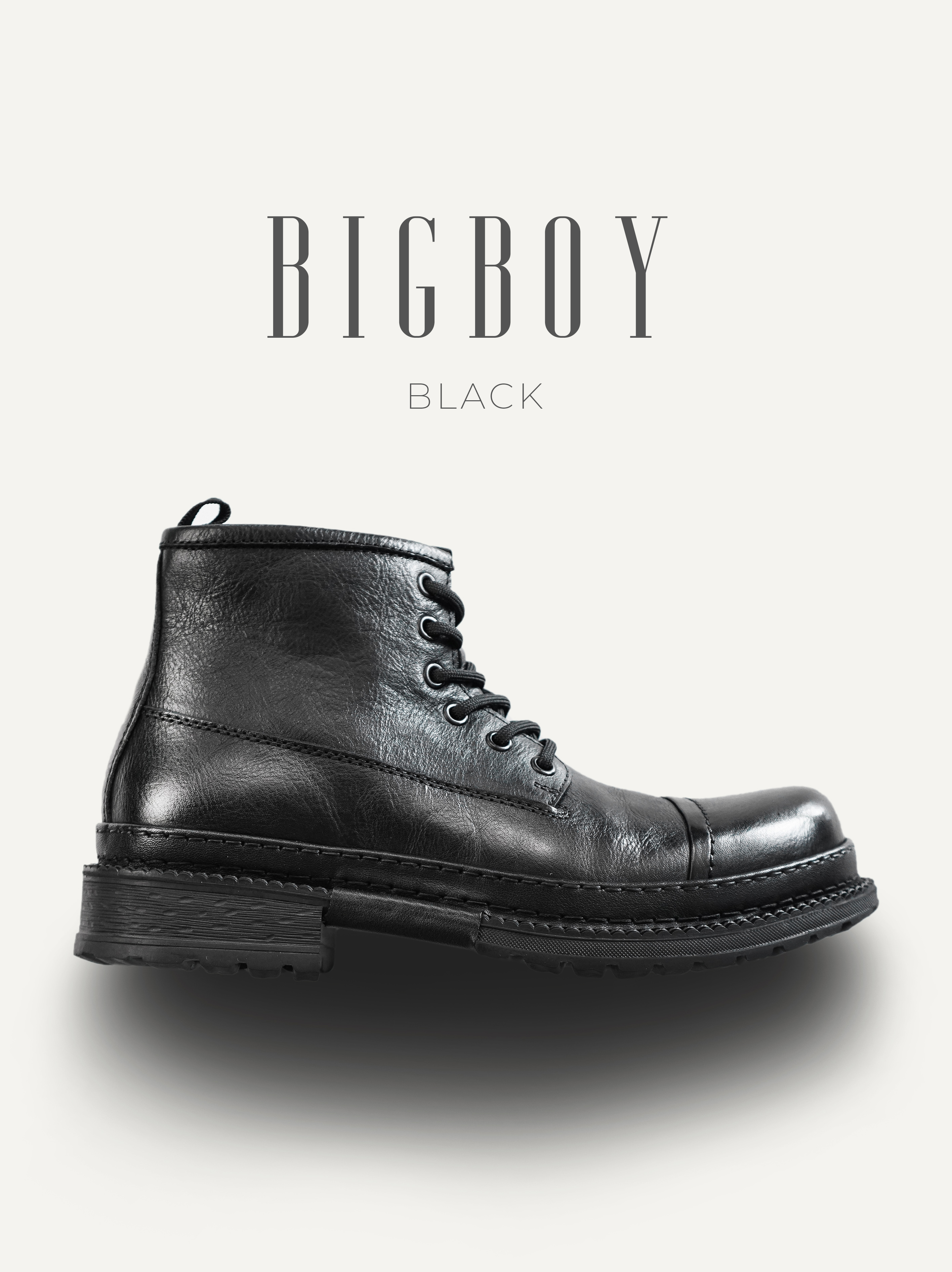 Giày nam Bigboy Boot Đen