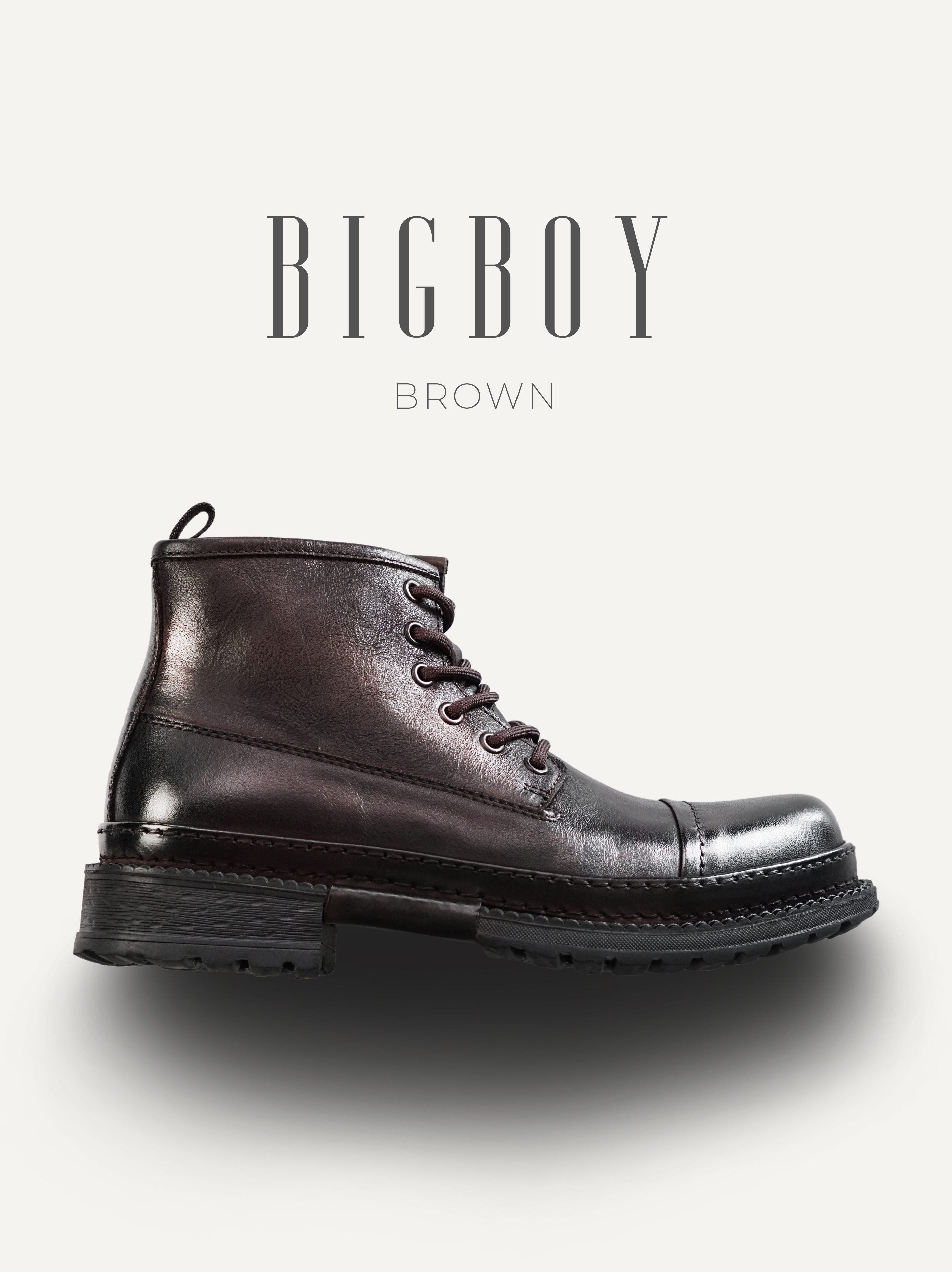 Giày nam Bigboy Boot Nâu
