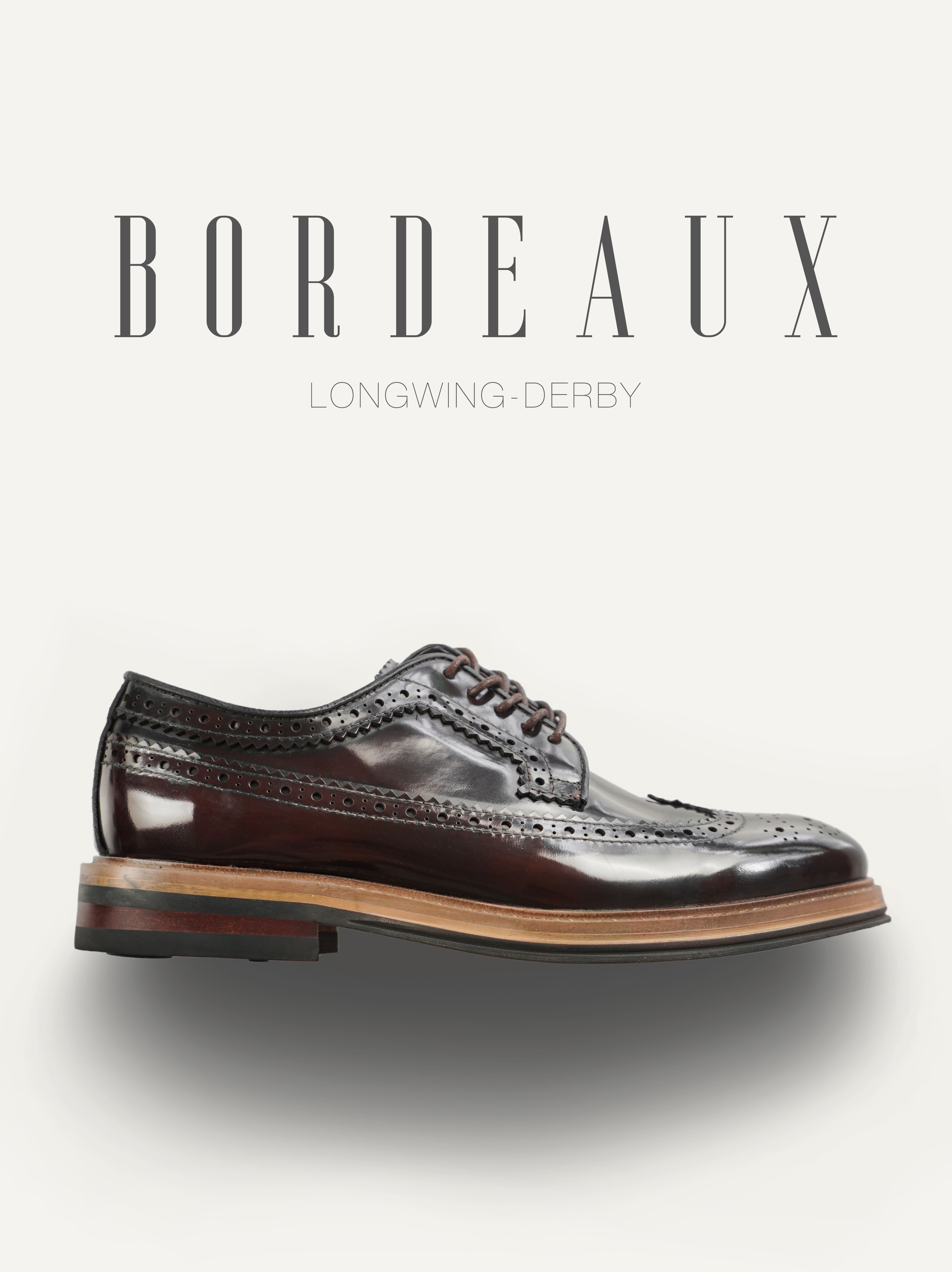 Giày nam Bordeaux Longwing