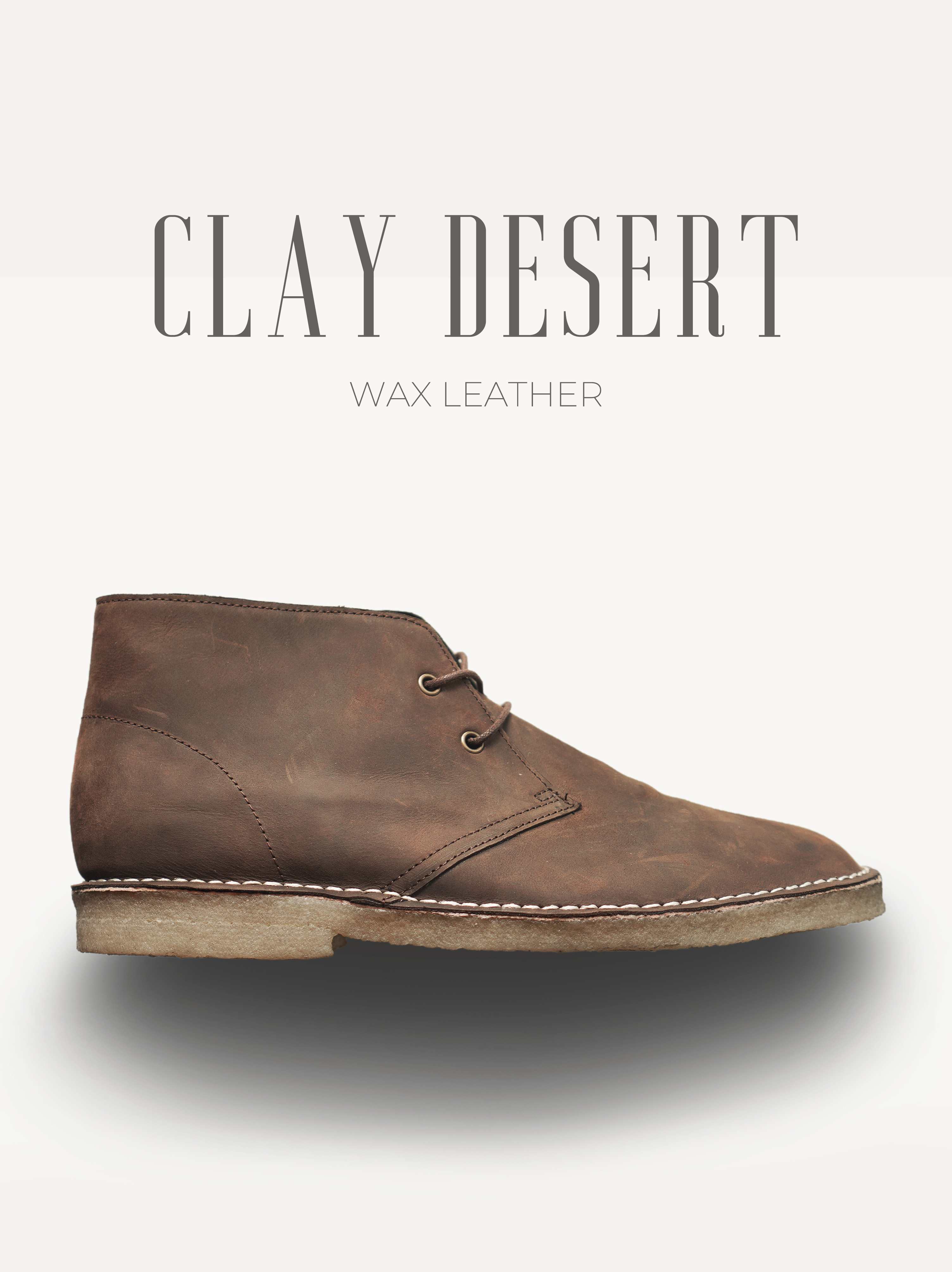 Giày nam Crepe Clay Desert