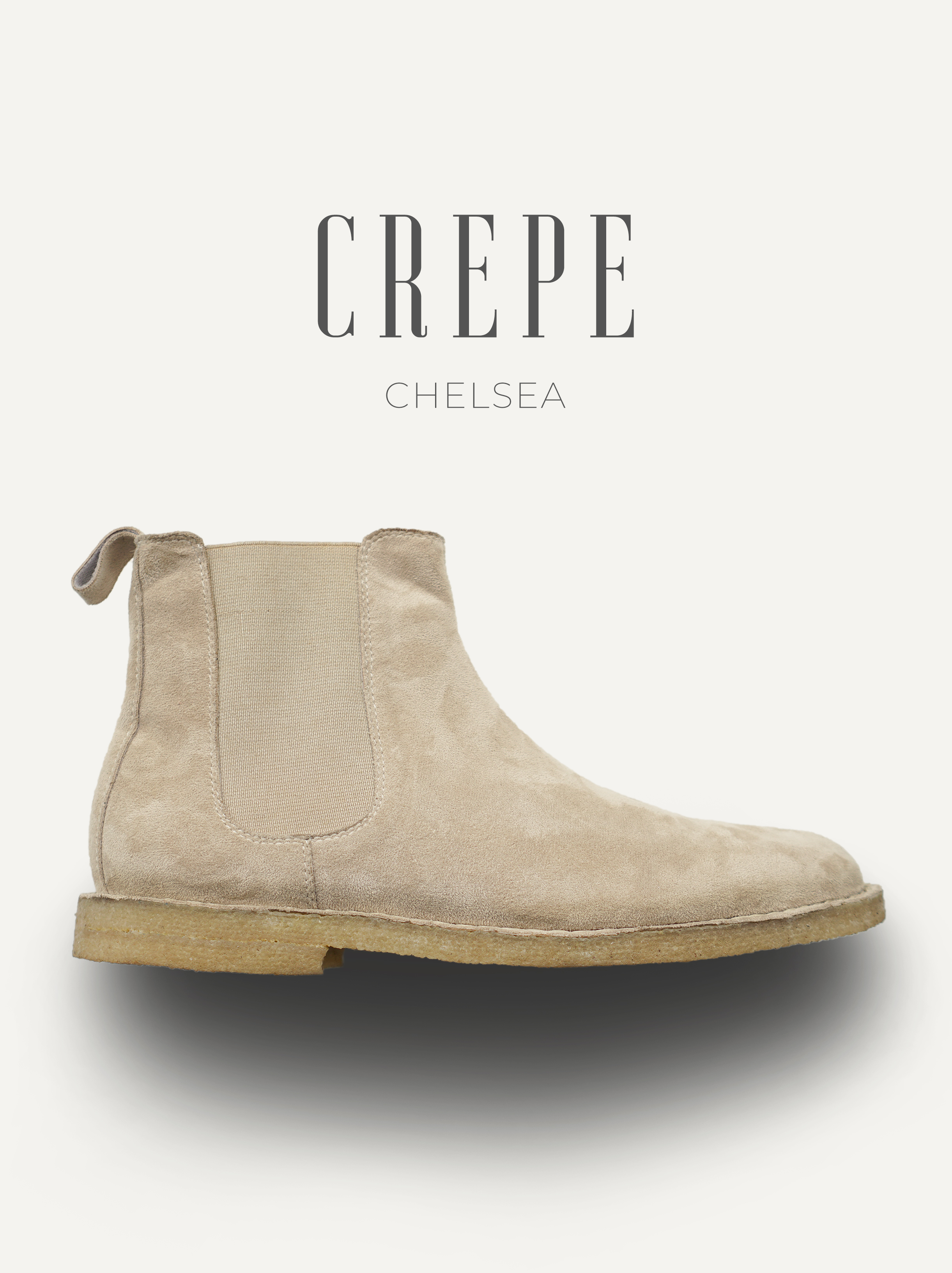 Giày nam Crepe Sole Chelsea