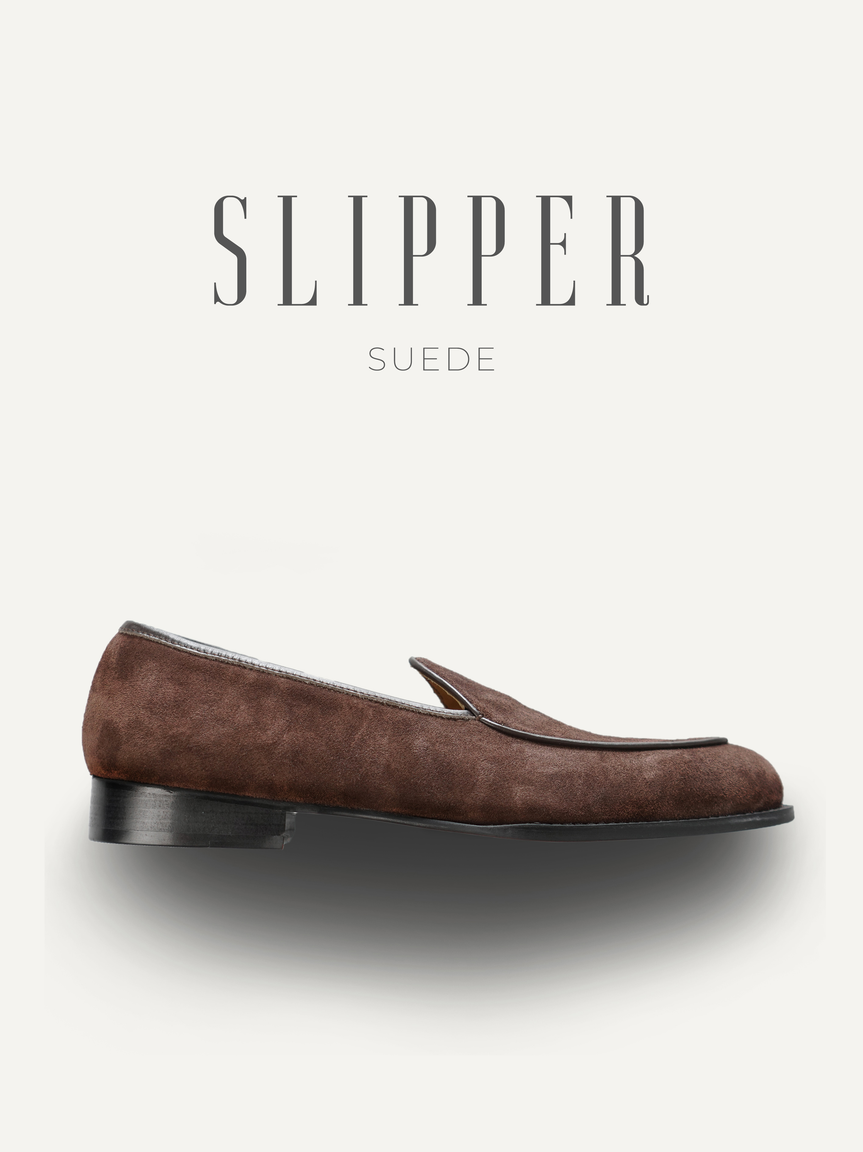 Giày nam Suede Slipper Loafer