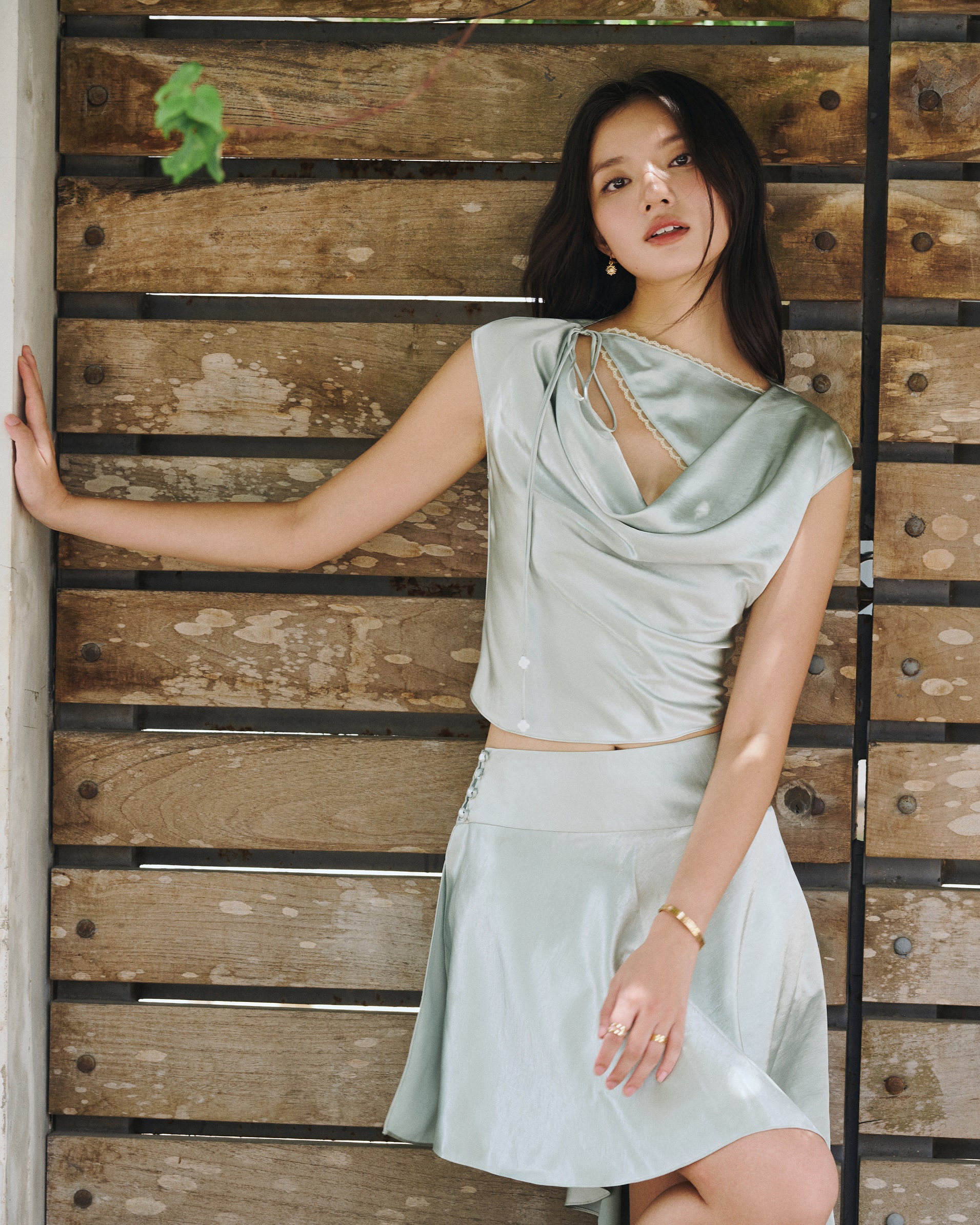 Reline Skirt-Mint