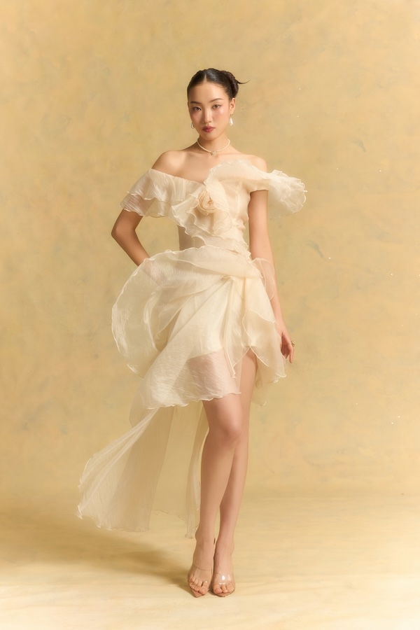 Stella Dress-Cream