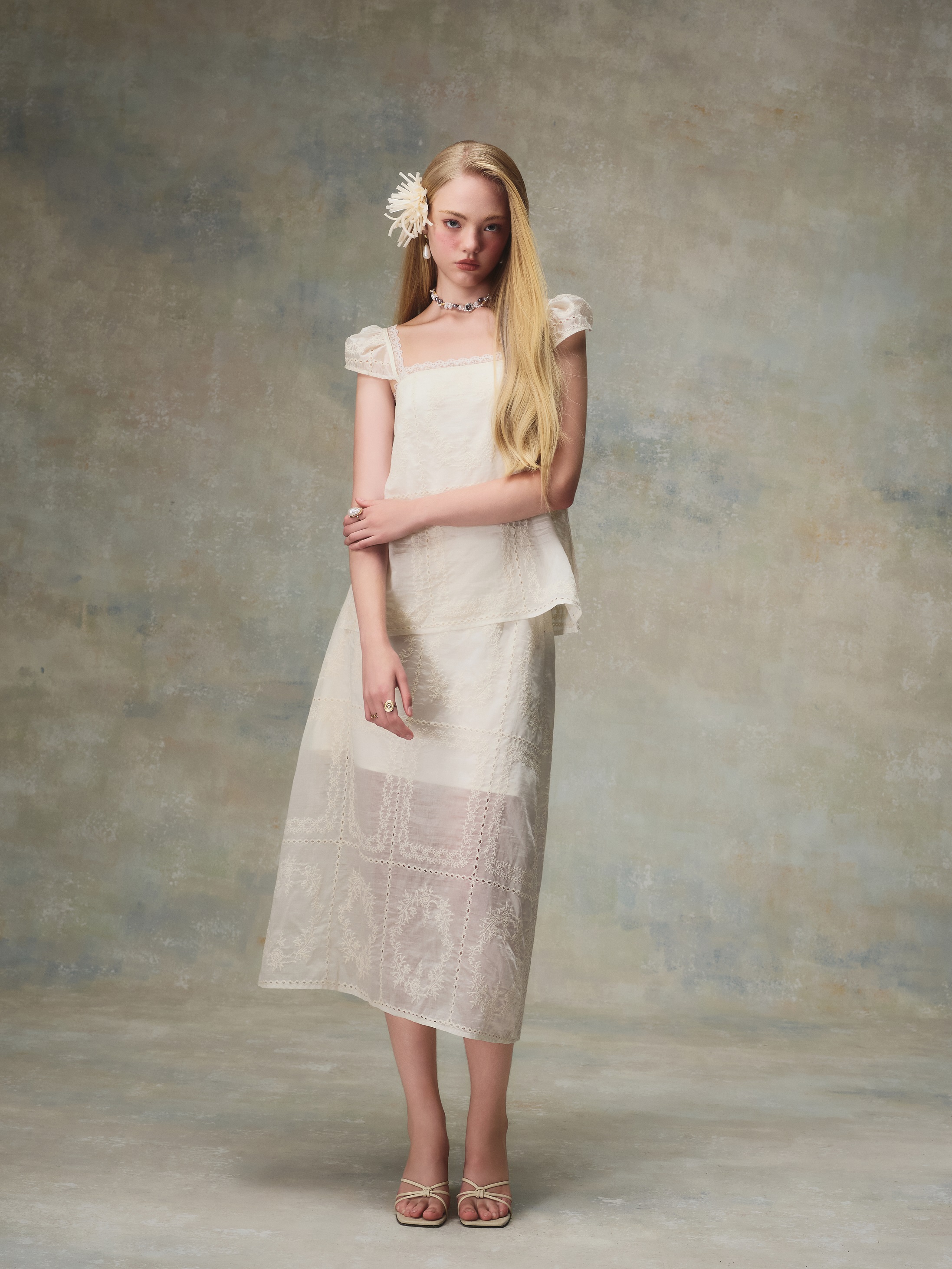 Venera Skirt-Cream