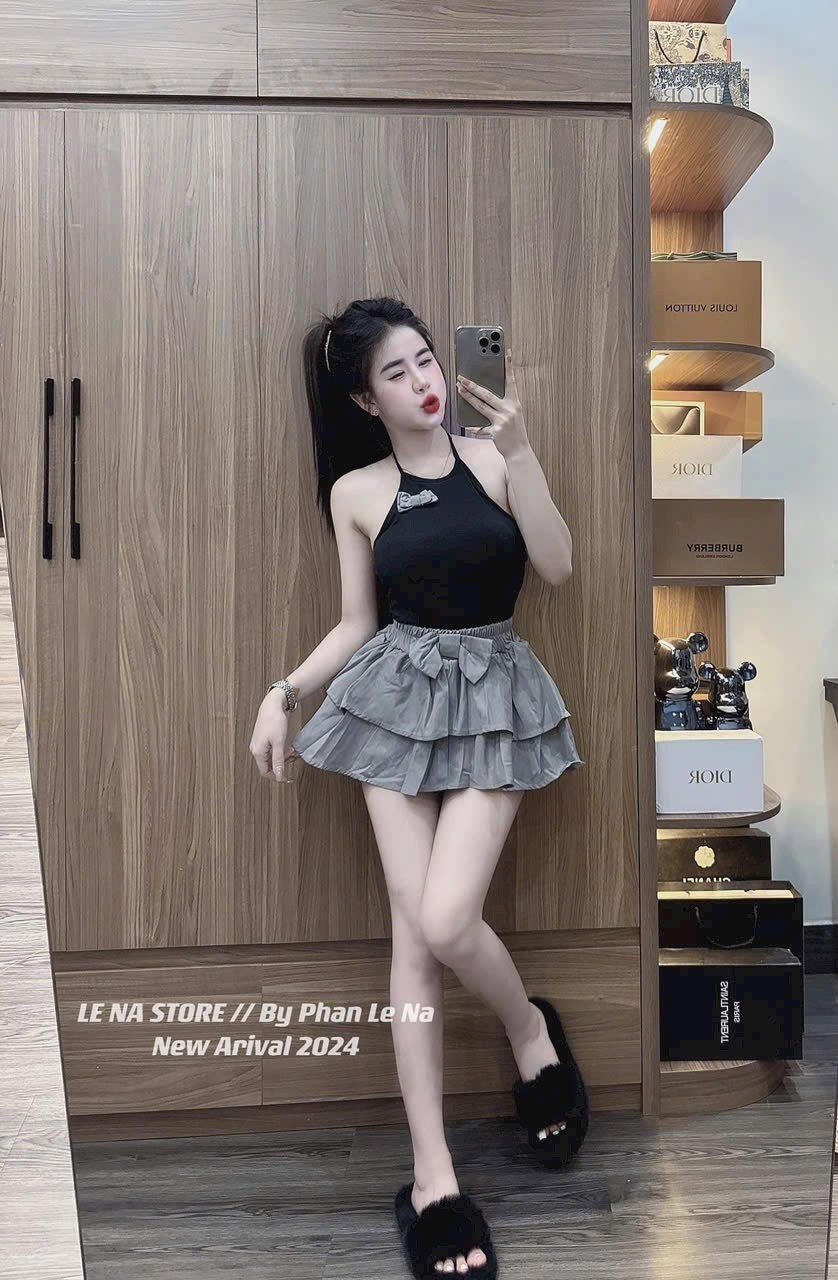 Váy xòe mới nhất thời trang mùa thu chỉ 210k