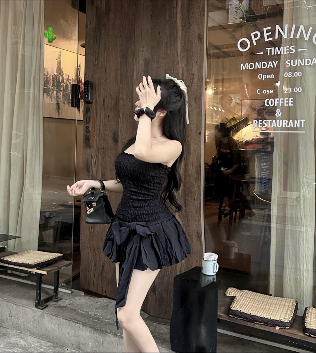 Đầm nơ xinh 230k