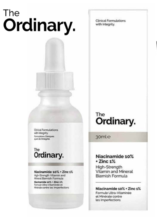 The Ordinary Niacinamide 10% + Zinc 1% - Serum The Ordinary tinh chất kiềm dầu, giảm mụn 30ml