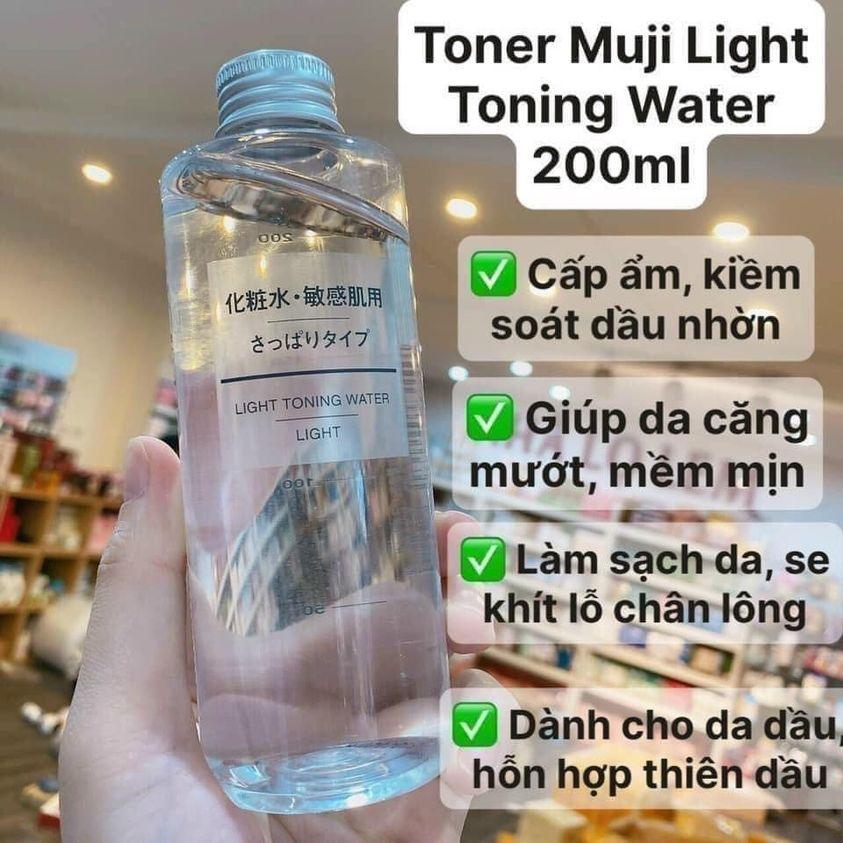 Toner Muji da dầu 200ml