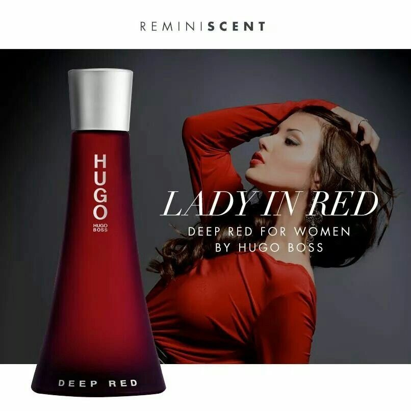 𝐇𝐔𝐆𝐎 𝐃𝐄𝐄𝐏 𝐑𝐄𝐃 EDP For WOMAN full 𝟗𝟎𝐦𝐥