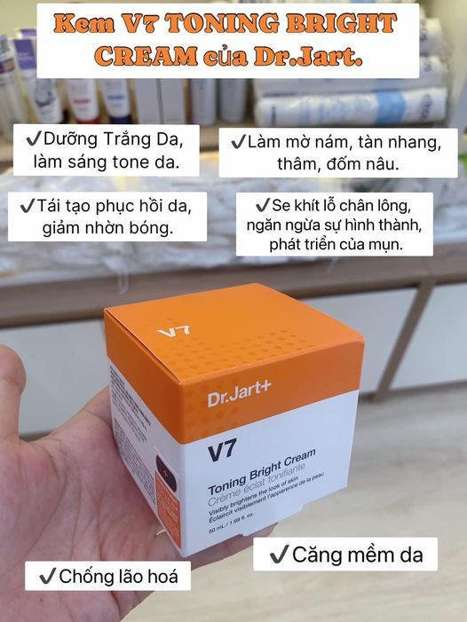 KEM DƯỠNG TRẮNG DA V7 MẪU MỚI NHẤT 50g